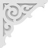 Ekena Millwork Athens Architectural Grade PVC Corbel, 1 7/8"W X 20"D X 20"H CORP01X20X20AT